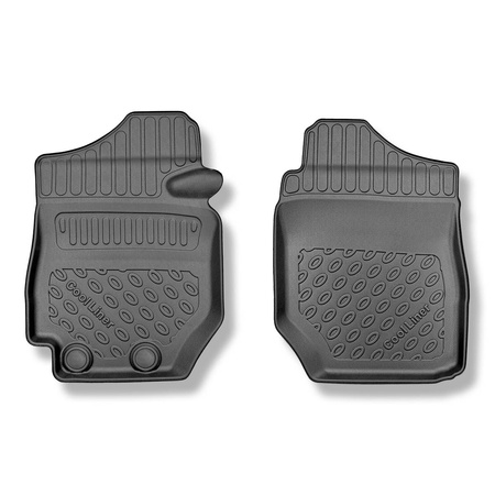 Tapis de sol en TPE adapté pour Suzuki Jimny II GJ SUV (10.2018-....) - 2 places; aussi pour la version Pro; avec boîte manuelle - tapis de voiture - noir