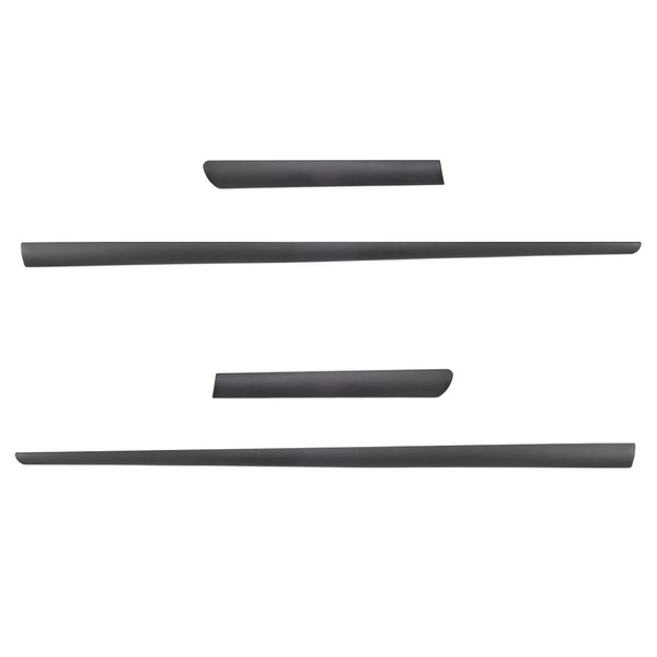 Plaques noires latérales de voiture Renault Twingo Hayon (1993-2006) - (longueur des protections: 1185mm; 468mm)