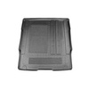 Tapis de coffre adapté pour Citroen Jumpy III SpaceTourer Van (01.2016-....) - bac de coffre - protection de coffre voiture - version pour le transport de passagers (break / tour); derriere 2e rangée de sieges; sièges sur rails; longueur 1340 mm