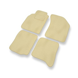Tapis de Sol Velours adapté pour Nissan Maxima V Berline (1999-2003) - Premium tapis de voiture - beige
