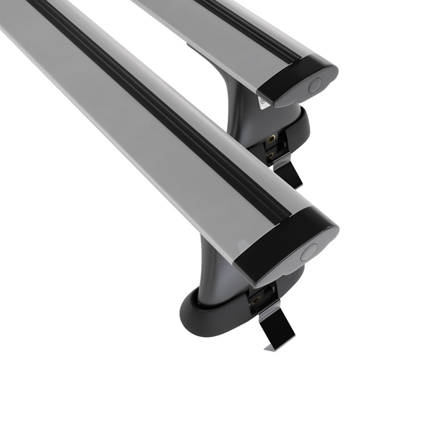 Barres de toit en aluminium adapté pour Ford Focus mk III Berline (2011-2018) - Porte-Bagages de Voiture argent - toit normal