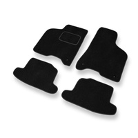 Tapis de Sol Velours adapté pour Volkswagen Lupo I (1998-2005) - Premium tapis de voiture - noir