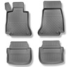 Tapis de sol en TPE adapté pour Mercedes-Benz Classe E C238 Coupé (04.2017-....) - tapis de voiture - noir