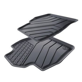 Tapis de sol en TPE adapté pour Audi A1 II Hayon (2018-....) - tapis de voiture - noir