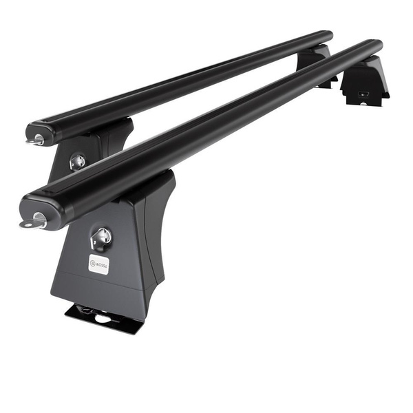 Barres de toit en aluminium adapté pour Peugeot Boxer III Autobus (2014-....) - Porte-Bagages de Voiture noir - points de montage - (suivant le modèle de voiture ils peuvent se situer à différents endroits)