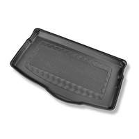 Tapis de coffre adapté pour Volkswagen T-Cross Crossover (04.2019-....) - bac de coffre - protection de coffre voiture - coffre inférieur; plancher amovible en la position la plus basse