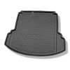 Tapis de coffre adapté pour Volkswagen Jetta 1K Berline (08.2005-2011) - bac de coffre - protection de coffre voiture - avec cavité gauche et droite