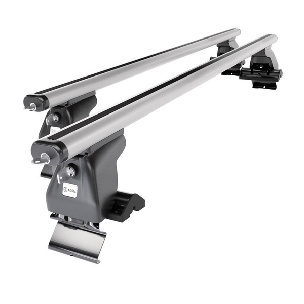 Barres de toit en aluminium adapté pour Nissan Almera mk II Berline (2000-2006) - Porte-Bagages de Voiture argent - toit normal