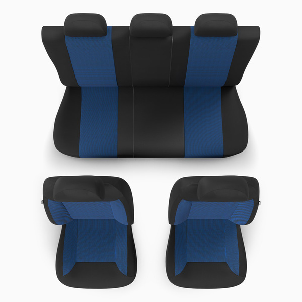 Housses de siège adaptées pour Skoda Scala (2019-....) - housse siege voiture universelles - couverture siege - RYL-BL