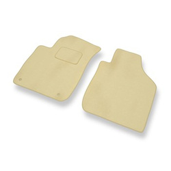 Tapis de Sol Velours adapté pour Kia Rio I Break, Berline (2000-2005) - Premium tapis de voiture - beige