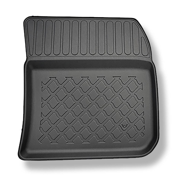Tapis de sol en TPE adapté pour Peugeot e-208 Hayon (01.2020-....) - tapis de voiture - noir