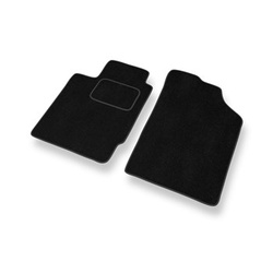 Tapis de Sol Velours adapté pour Renault Thalia I Berline (2001-2008) - Premium tapis de voiture - noir