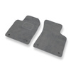 Tapis de Sol Velours adapté pour Audi TT I 8N Coupé, Roadster (1998-2006) - Premium tapis de voiture - gris