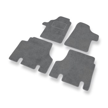 Tapis de Sol Velours adapté pour Mercedes-Benz Vito W639 (2003-2014) - Premium tapis de voiture - gris