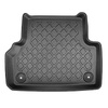 Tapis de sol en TPE adapté pour Audi A4 B9 Avant (11.2015-....) - aussi pour la version Quattro - tapis de voiture - noir