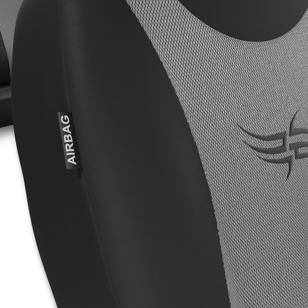 Housses de siège adaptées pour Volkswagen Caddy II, III, IV, V (1995-....) - housse siege voiture universelles - couverture siege - TR-S