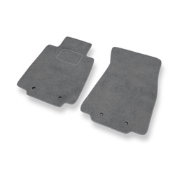 Tapis de Sol Velours adapté pour Nissan 370Z Coupé, Roadster (2008-2020) - Premium tapis de voiture - gris