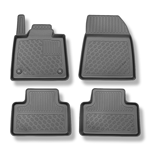 Tapis de sol en TPE adapté pour Volvo EX30 SUV (12.2023-....) - tapis de voiture - noir