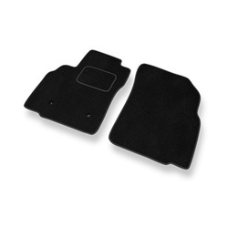 Tapis de Sol Velours adapté pour Opel Karl Hayon (2015-2019) - Premium tapis de voiture - noir