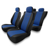 Housses de siège adaptées pour Peugeot 208 I, II (2012-....) - housse siege voiture universelles - couverture siege - X.R-BL