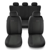 Housses de siège adaptées pour Peugeot 208 I, II (2012-....) - housse siege voiture universelles - couverture siege - UNE-1