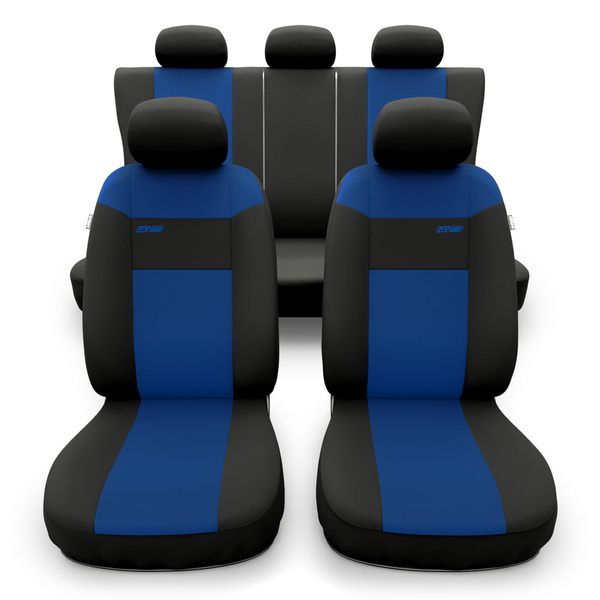 Housses de siège adaptées pour Audi A4 B5, B6, B7, B8, B9 (1995-2024) - housse siege voiture universelles - couverture siege - RSL-BL