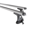 Barres de toit en aluminium adapté pour Citroen Berlingo mk I Van (2003-2010) - Porte-Bagages de Voiture argent - points de montage - (suivant le modèle de voiture ils peuvent se situer à différents endroits)