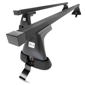 Barres de toit en acier adapté pour Renault Clio mk IV Hayon (2013-2019) - Porte