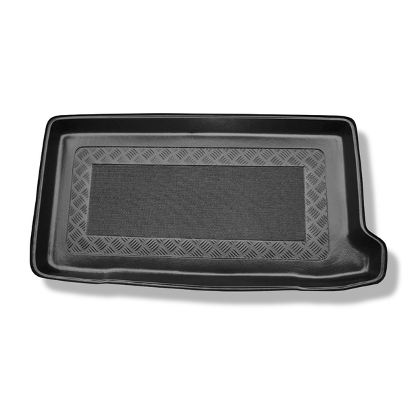 Tapis de coffre adapté pour Fiat 500 Hayon (09.2007-....) - bac de coffre - protection de coffre voiture - non pour Fiat 500e
