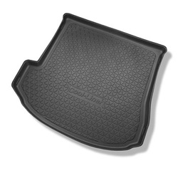 Tapis de coffre adapté pour Hyundai Grand Santa Fe III DM SUV (10.2013-07.2018) - bac de coffre - protection de coffre voiture - 7 places; 3me rangée abaissée