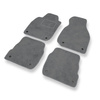 Tapis de Sol Velours adapté pour Audi A6 II C5 Avant, Berline (1997-2004) - Premium tapis de voiture - gris