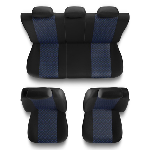 Housses de siège adaptées pour Chevrolet Cruze I, II (2008-2014) - housse siege voiture universelles - couverture siege - PF-BL