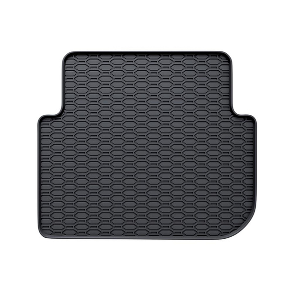 Tapis de sol en caoutchouc adapté pour Volkswagen Touran I Monospace (2003-2010) - tapis de voiture - noir - 4 pcs.