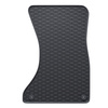 Tapis de sol en caoutchouc adapté pour Audi A4 B8 Avant, Berline (2007-2015) - tapis de voiture - noir - 4 pcs.