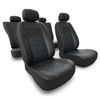 Housses de siège adaptées pour Audi A4 B5, B6, B7, B8, B9 (1995-2024) - housse siege voiture universelles - couverture siege - PRF-BL