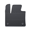 Tapis de sol en caoutchouc adapté pour Peugeot 3008 II SUV (2016-2024) - tapis de voiture - noir - 4 pcs.
