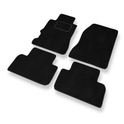 Tapis de Sol Velours adapté pour Honda Legend III Berline (1995-2004) - Premium tapis de voiture - noir