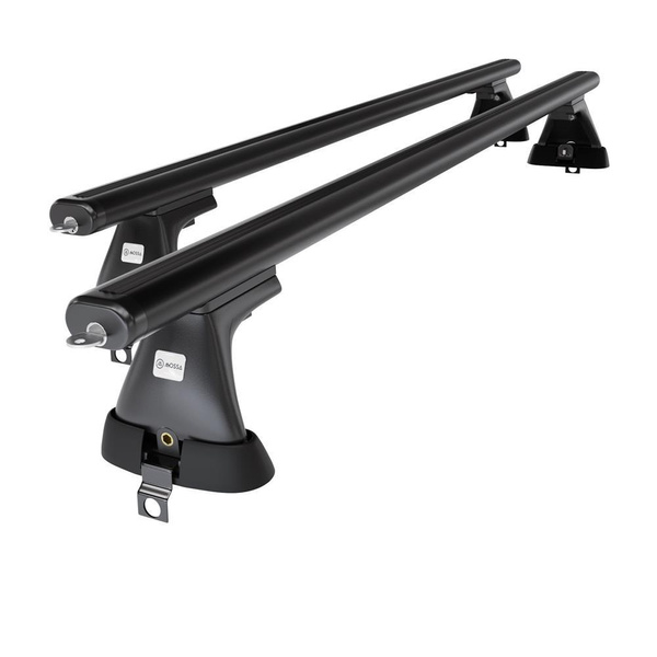 Barres de toit en aluminium adapté pour Mercedes-Benz Classe S W220 Berline (1999-2005) - Porte-Bagages de Voiture noir - toit normal