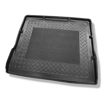 Tapis de coffre adapté pour BMW X5 E70 SAV (04.2007-09.2013) - bac de coffre - protection de coffre voiture - 5/7 places; 3e rangée abaissée