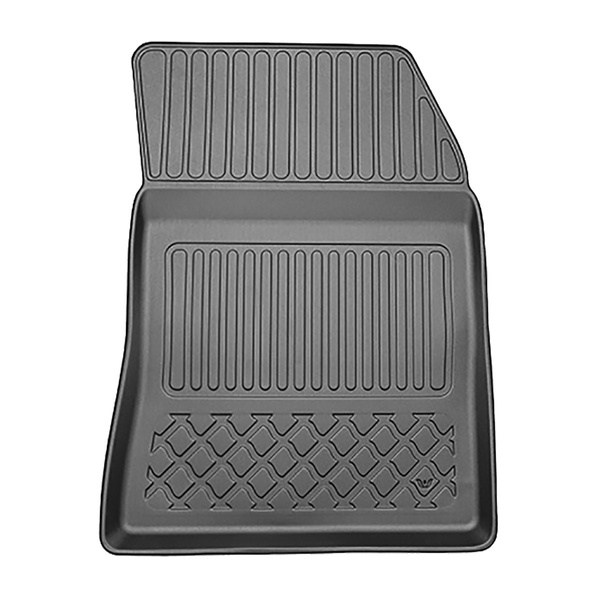 Tapis de sol en TPE adapté pour DS 4 Hayon (11.2021-....) - aussi pour E-Tense Plug-in Hybrid; pas pour la version électrique - tapis de voiture - noir