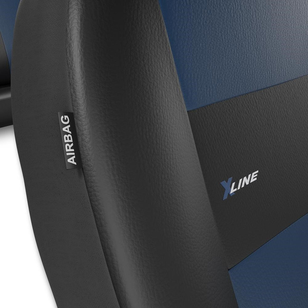 Housses de siège adaptées pour Fiat Idea (2004-2012) - housse siege voiture universelles - couverture siege - XL-BL