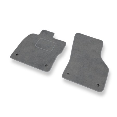 Tapis de Sol Velours adapté pour Skoda Octavia III (2013-2019) - Premium tapis de voiture - gris