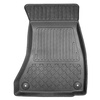 Tapis de sol en TPE adapté pour Audi A4 B9 Avant (11.2015-....) - aussi pour la version Quattro - tapis de voiture - noir