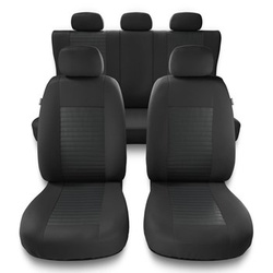 Housses de siège adaptées pour Alfa Romeo 166 I, II, III (1998-2007) - housse siege voiture universelles - couverture siege - MD-2