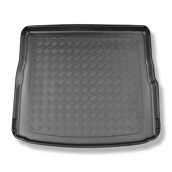 Tapis de coffre adapté pour Audi Q4 e-tron SUV, Sportback (06.2021-....) - bac de coffre - protection de coffre voiture - coffre supérieur; pour plancher double du coffre en position haute