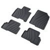 Tapis de sol en TPE adapté pour Hyundai Tucson III HEV Hybrid SUV (2020-....) - tapis de voiture - noir