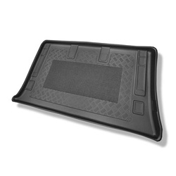Tapis de coffre adapté pour Mercedes-Benz Vito W639 Van (08.2003-09.2014) - bac de coffre - protection de coffre voiture - version longue (empattement 3.200 mm; longueur de l’auto 5.008 mm); derriere 3e rangée de sieges