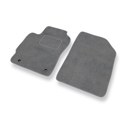Tapis de Sol Velours adapté pour Chevrolet Aveo II T300 Berline (2011-2020) - Premium tapis de voiture - gris