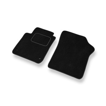 Tapis de Sol Velours adapté pour Skoda Citigo I (2011-2020) - Premium tapis de voiture - noir