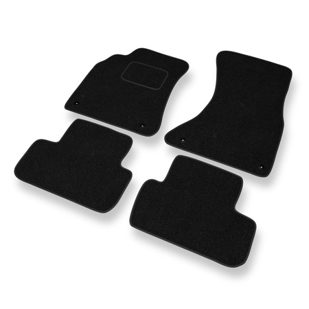 Tapis de Sol Feutres adapté pour Audi A4 IV B8 (2008-2015) - tapis de voiture - noir